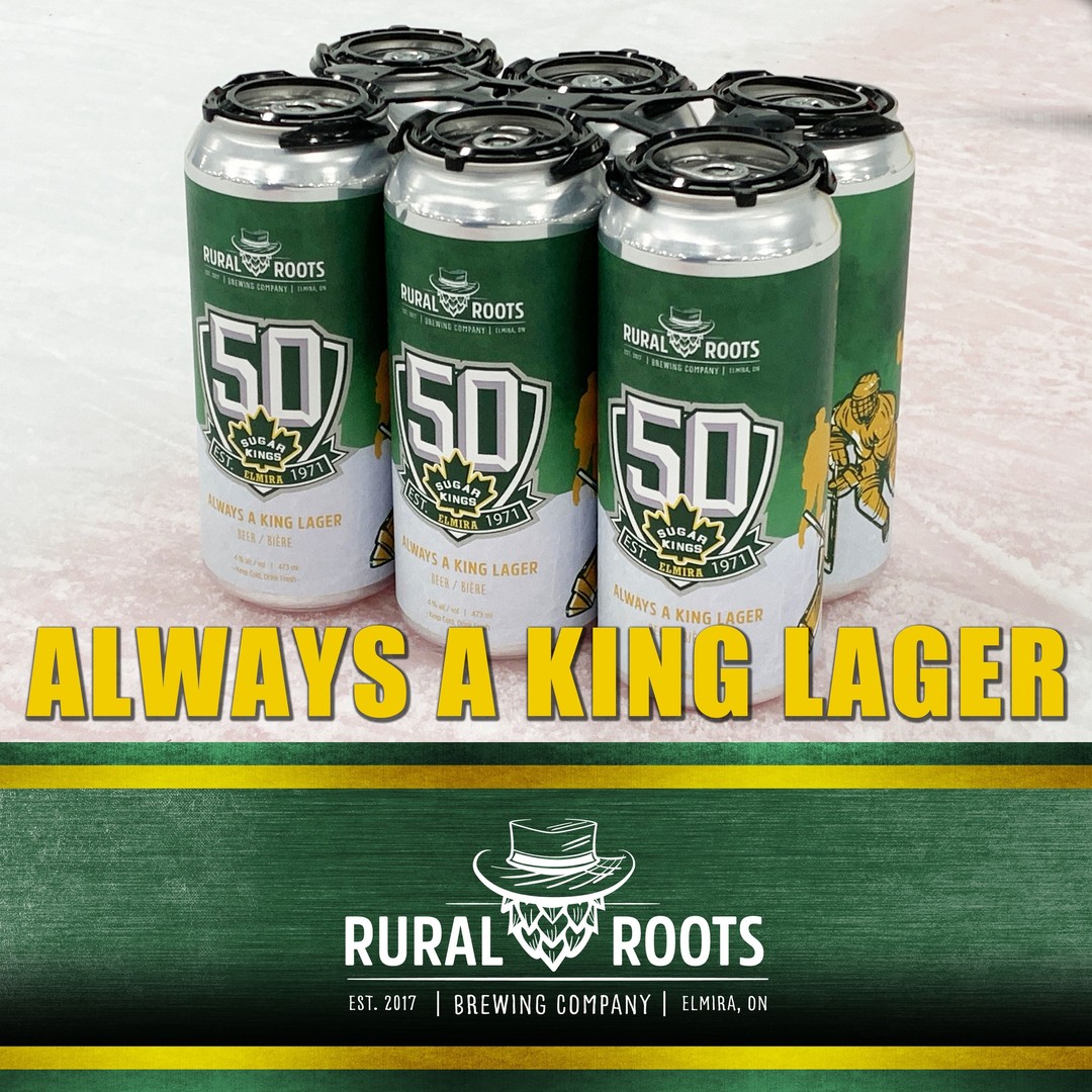 Stuck at home and missing the Kings? Grab a 6 pack of Always a King Lager from @ruralrootsbrewery today!
They're open from 1-6 today and tomorrow. #supportlocal
#alwaysaking #ruralroots #StaySafe